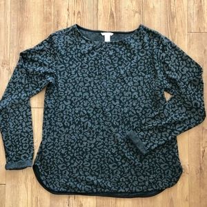 Leopard Oversized Sweatshirt